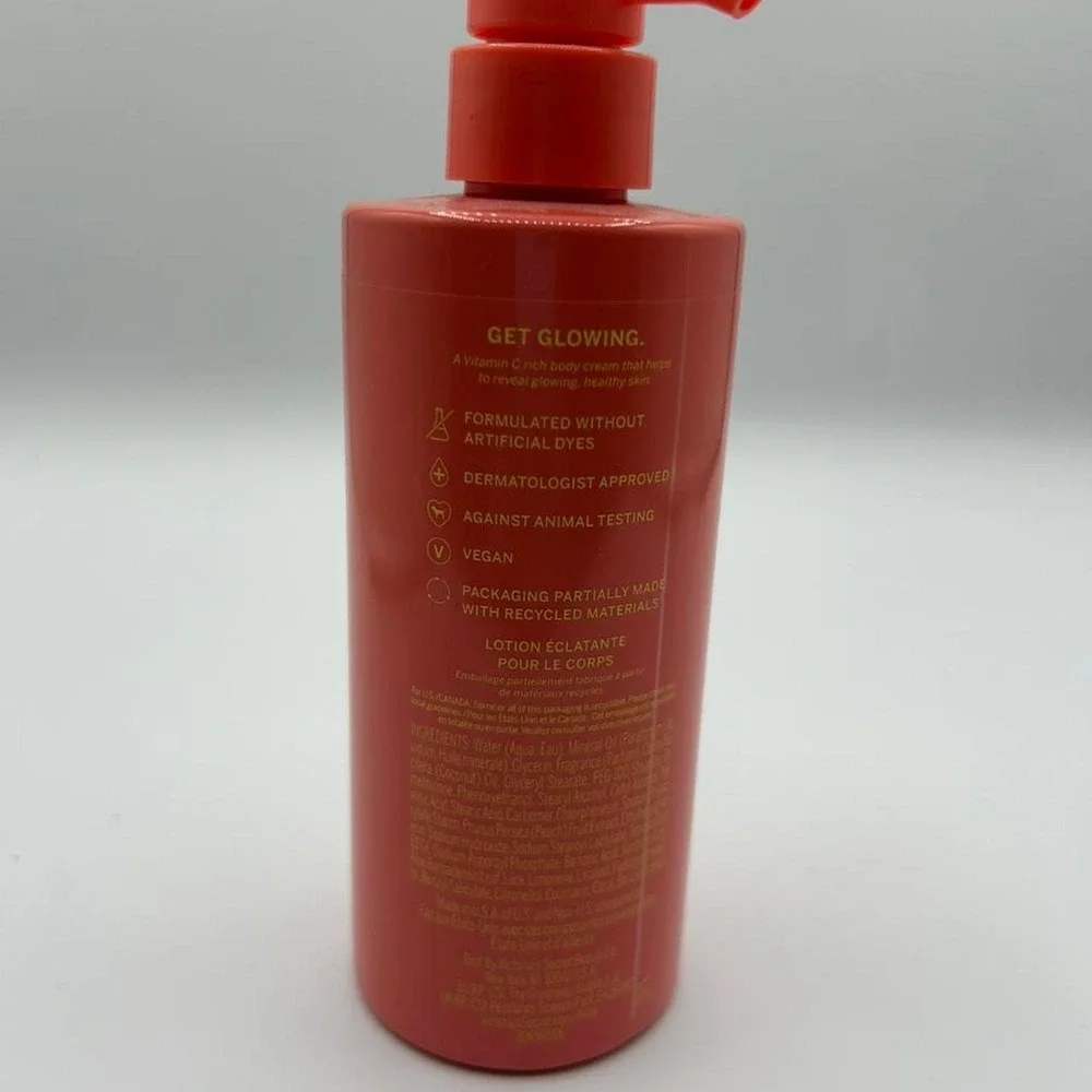 Victoria's Secret Pink Glow Boosting Body Lotion Peach 12 Fl Oz